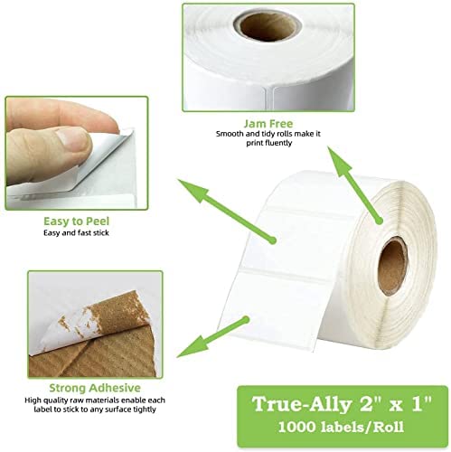 50x25 mm Barcode Label Stickers image 3