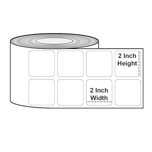 50x50mm Barcode Label Stickers image 4