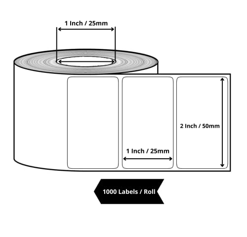50x50mm Barcode Label Stickers image 5