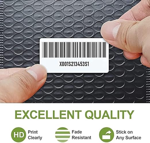 38x25 mm Barcode Label Stickers image 3